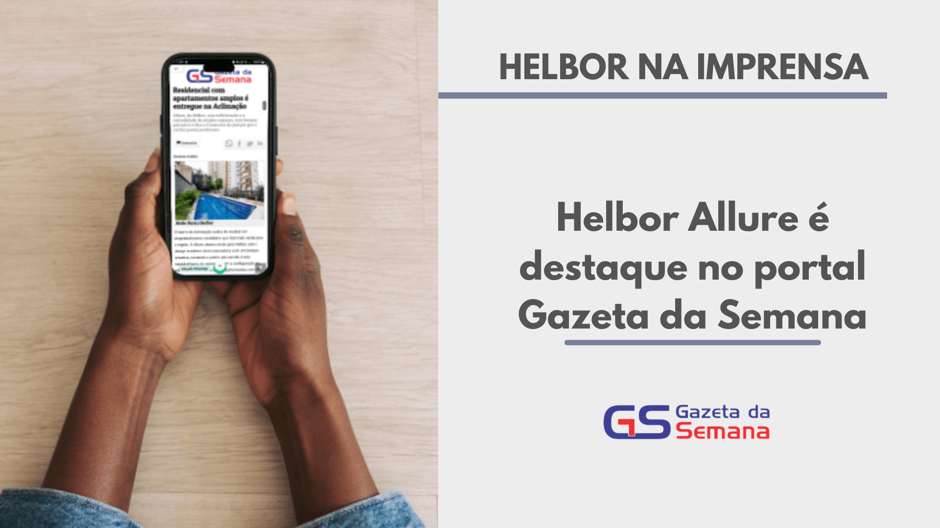 Helbor Allure é destaque no portal Gazeta da Semana
