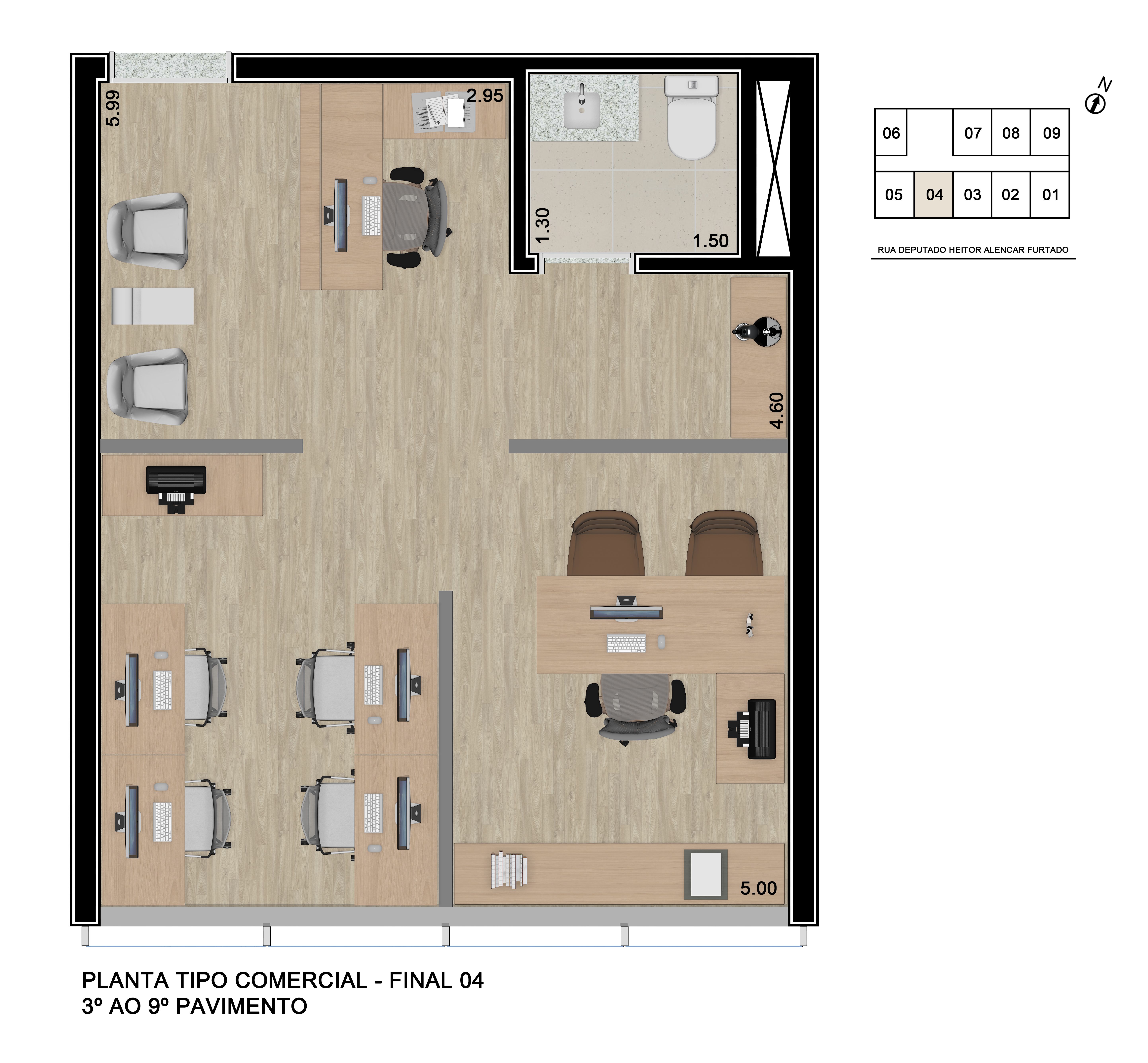 Sala Comercial 33m²