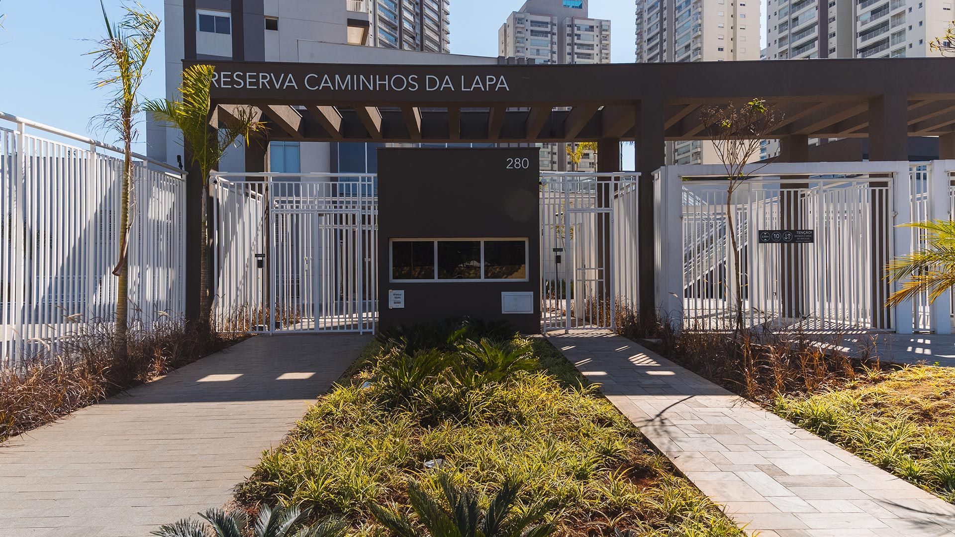 Reserva Caminhos da Lapa — Acesso a portaria