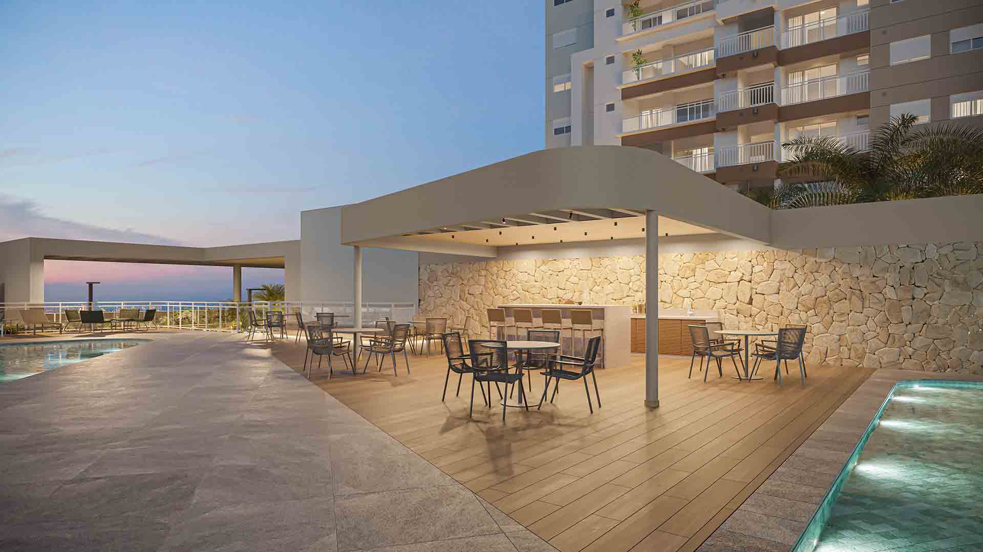 Helbor Alegria Patteo Mogilar — Bar Piscina