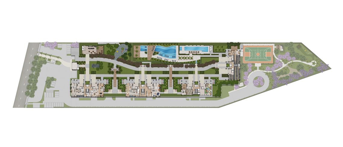 Caminhos da Lapa Jerivás - Implantação