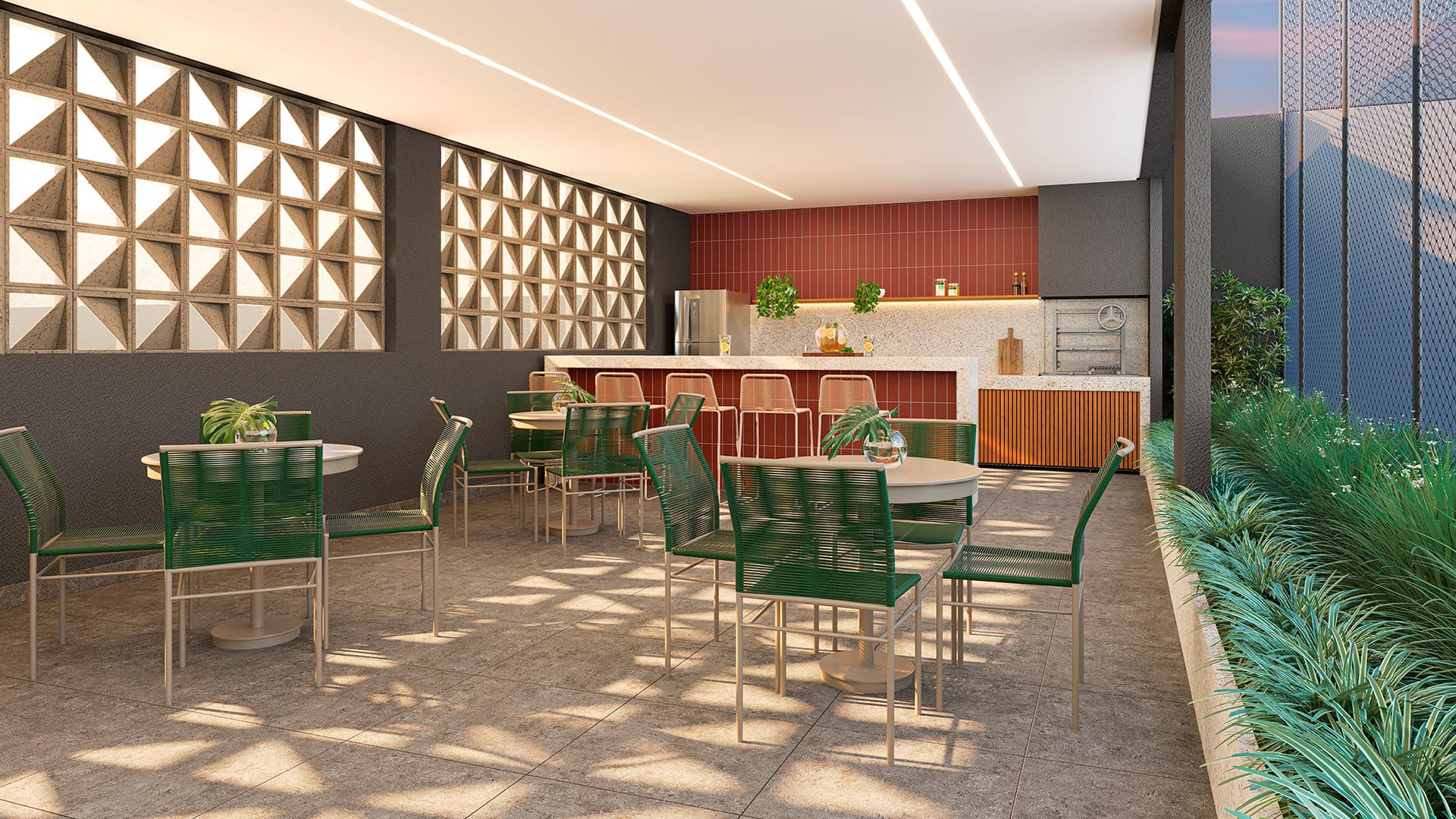 Helbor Clube Patteo São Bernardo — Churrasqueira