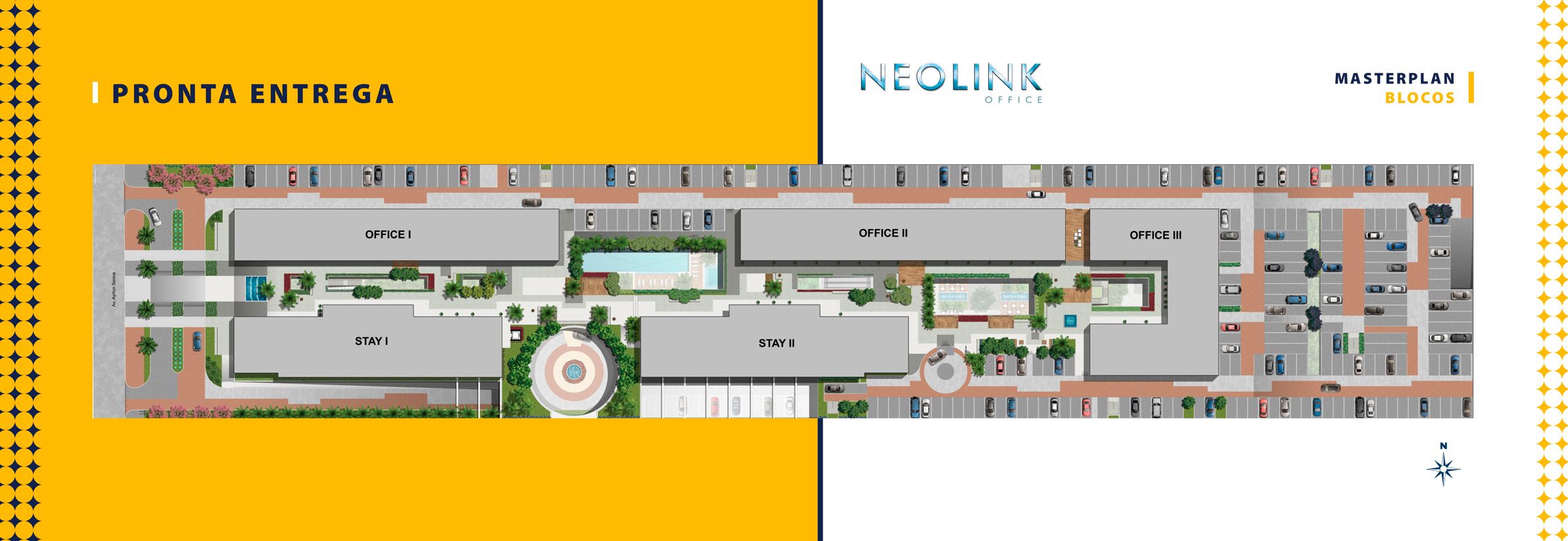 Neolink Office Mall & Stay — Implantação