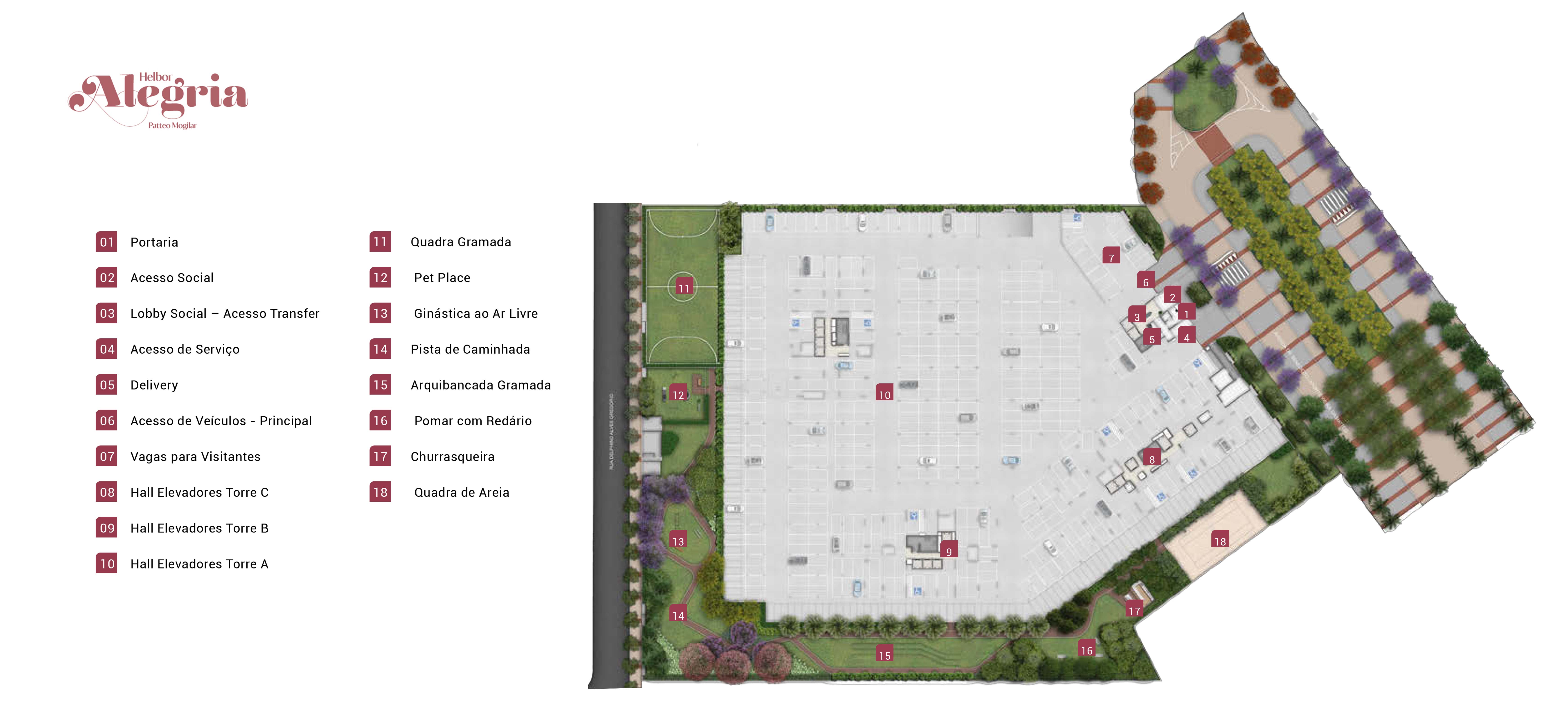 Helbor Alegria Patteo Mogilar — Implantação