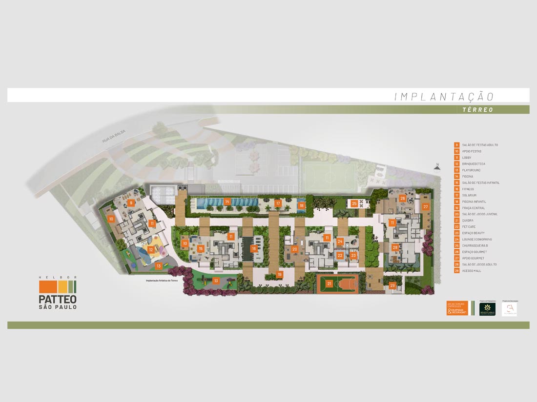 Helbor Patteo São Paulo — Implantação