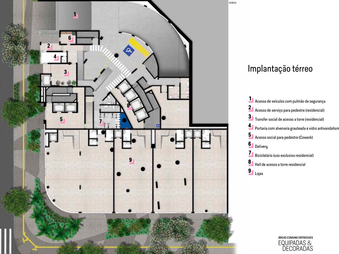Helbor Window Moema — Implantação