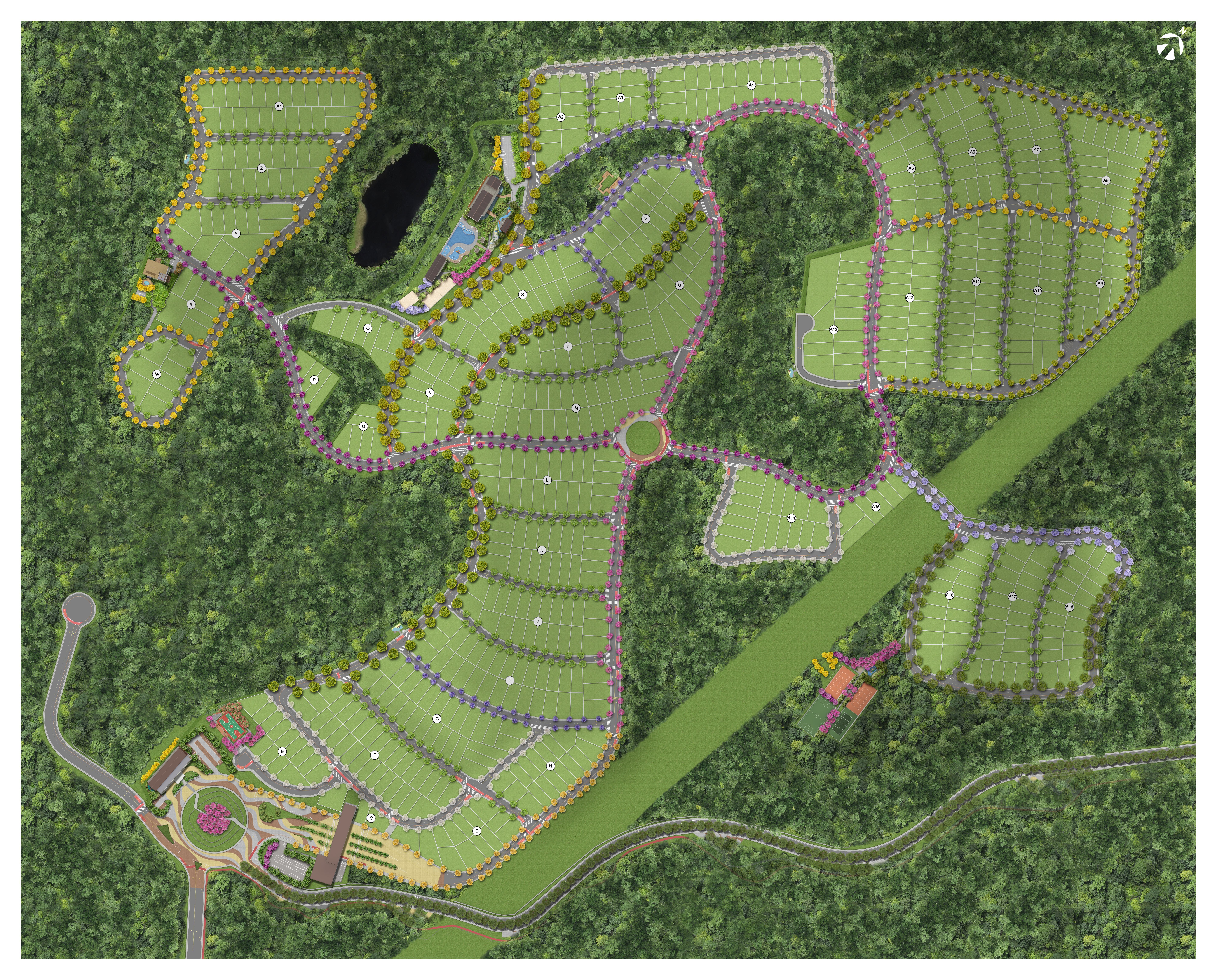 Fazenda Itapety — Implantação