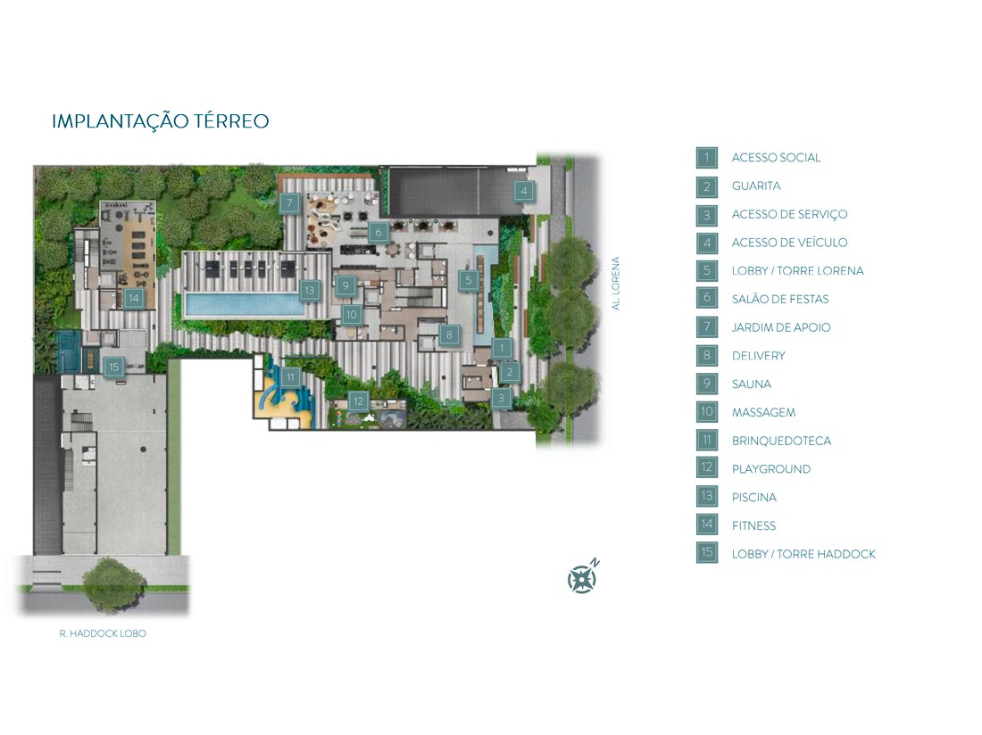 Helbor Jardins por Artefacto — Implantação