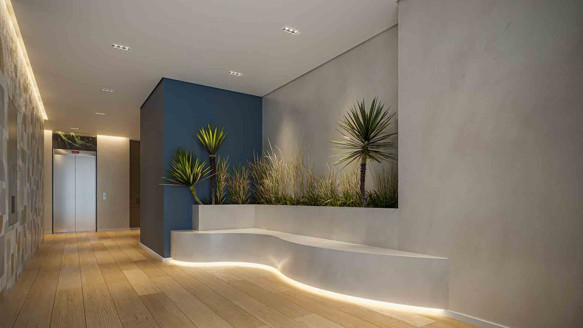 Helbor Alegria Patteo Mogilar — Lobby Acesso Torre