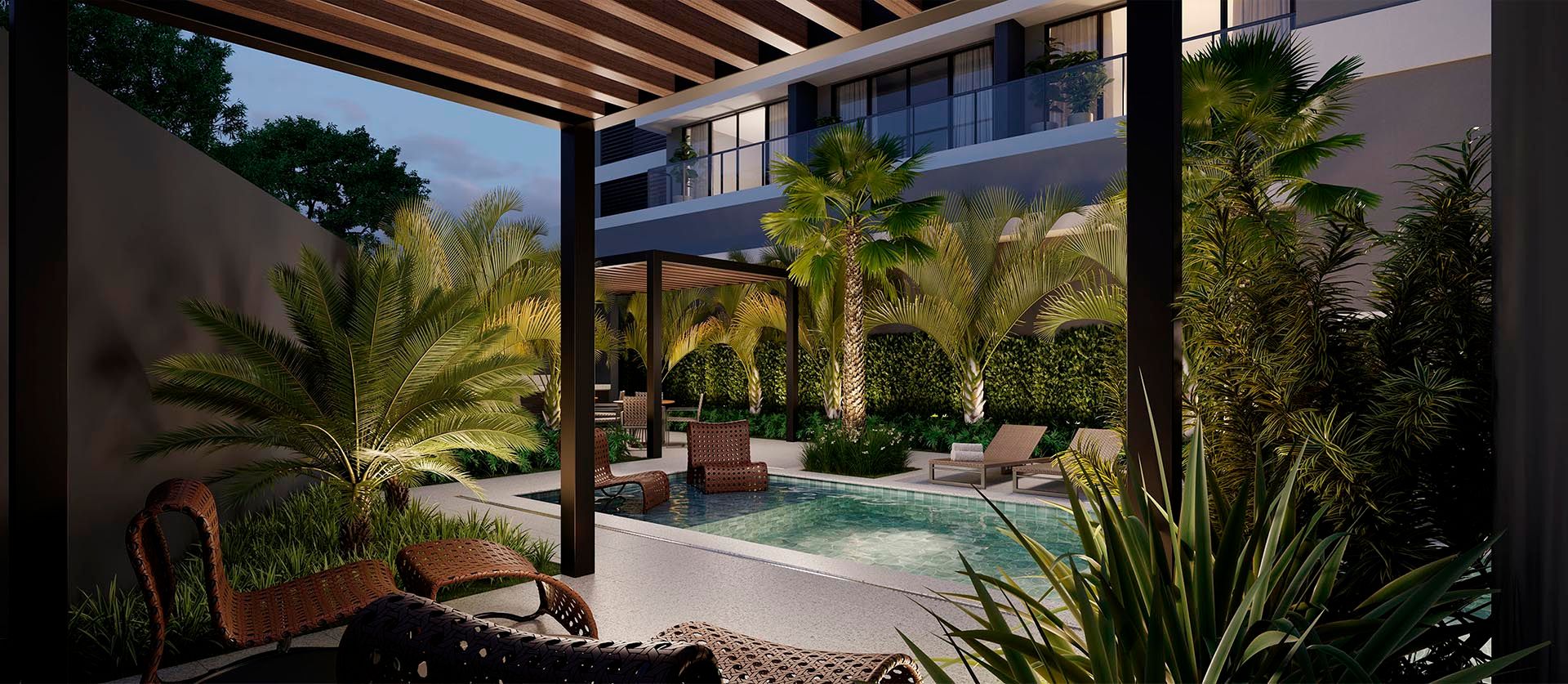 My Place Jardim Botânico By Helbor — Solarium e Deck Molhado