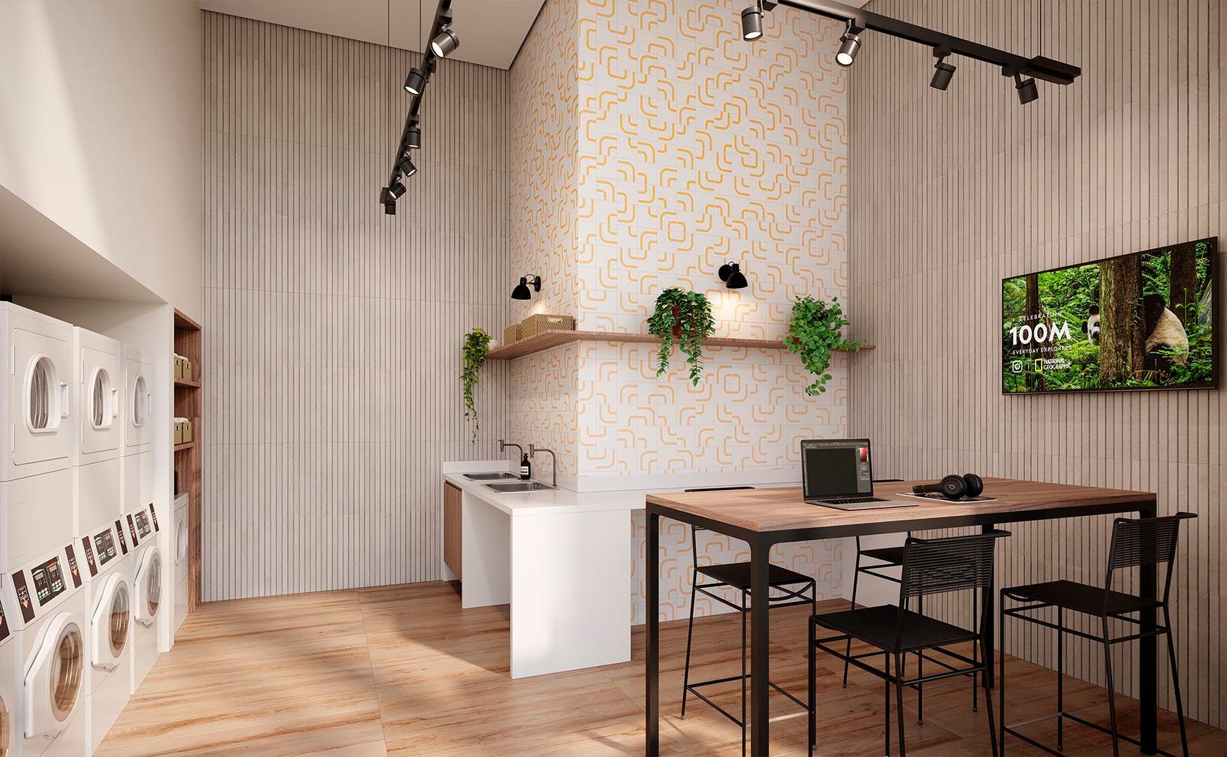 My Place Jardim Botânico By Helbor — Lavanderia