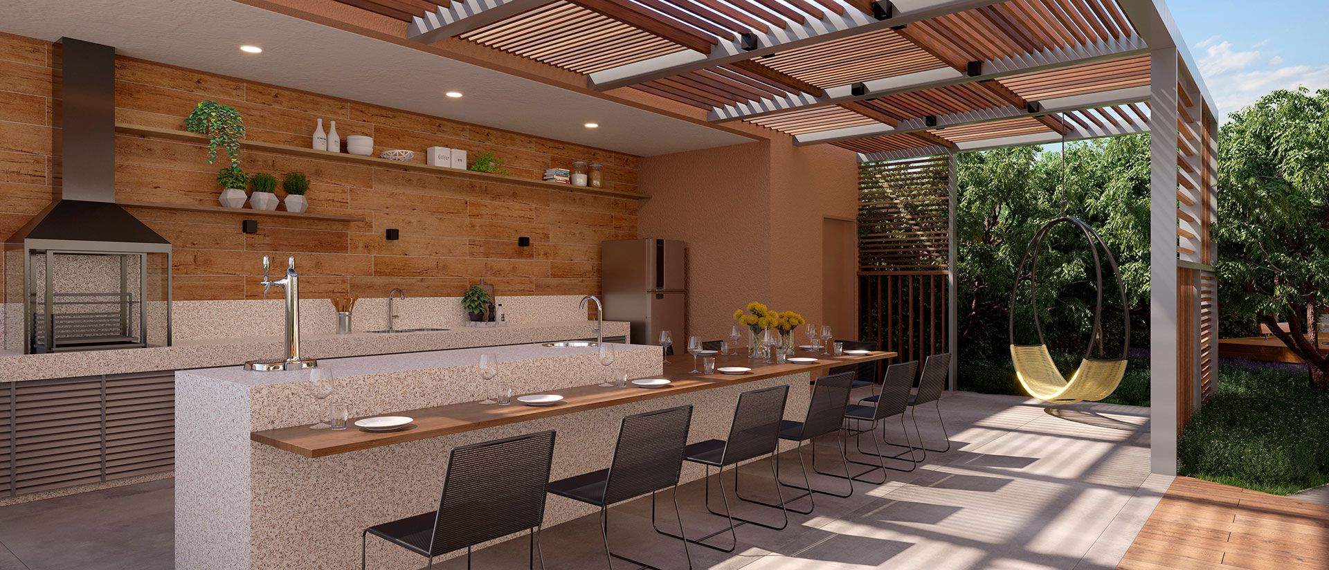 Helbor My Way Guanabara — My Way Guanabara espaço gourmet