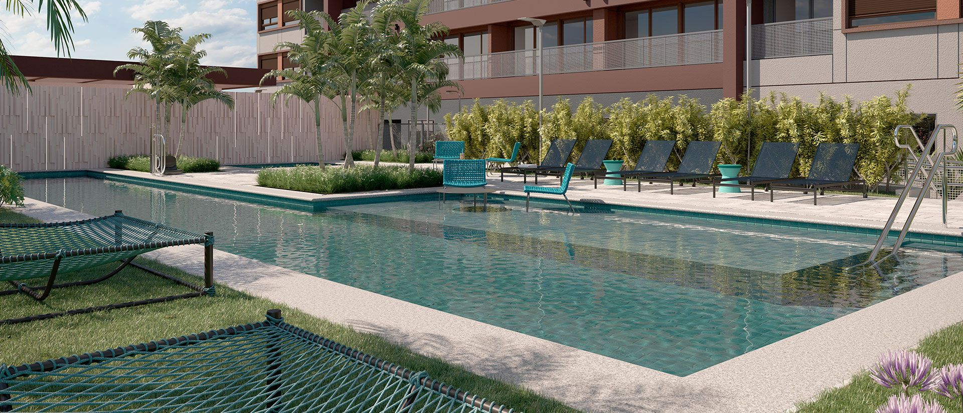 Helbor My Way Guanabara — My Way Guanabara piscina