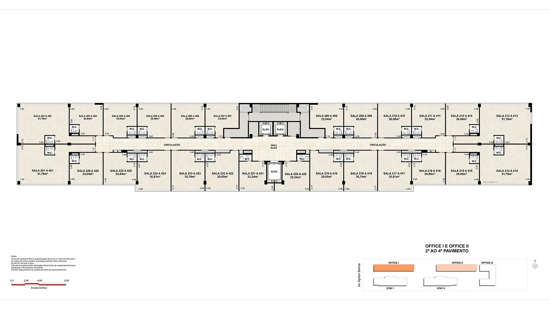 Sala Comercial 22m²