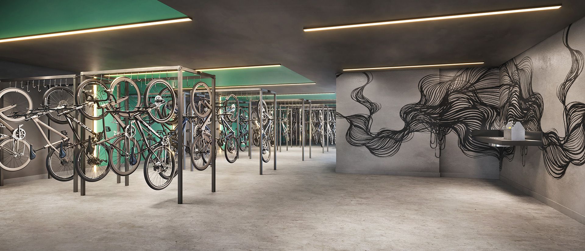 Helbor Open Mind — Helbor Open Mind Bicicletario