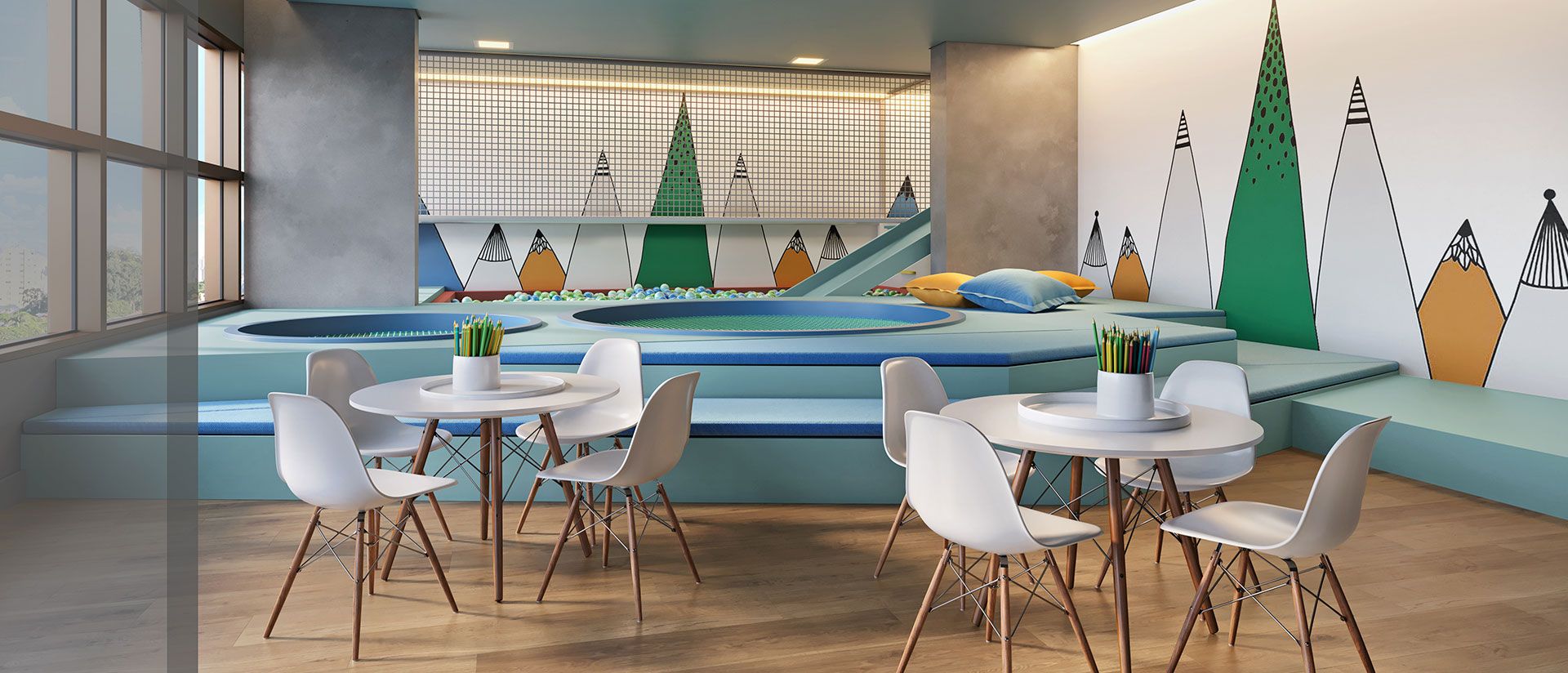 Helbor Open Mind — Helbor Open Mind Brinquedoteca