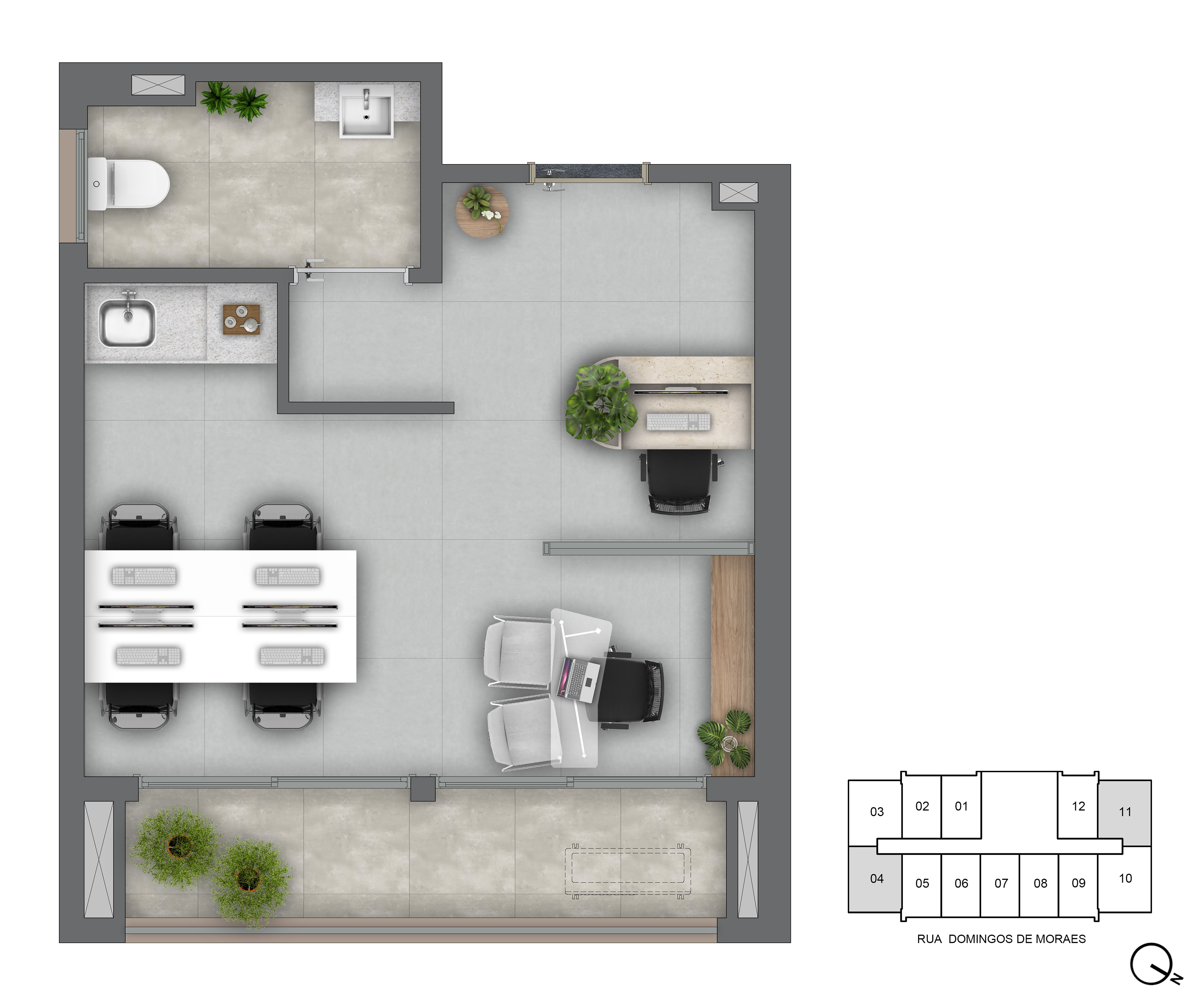 Sala Comercial 33m²