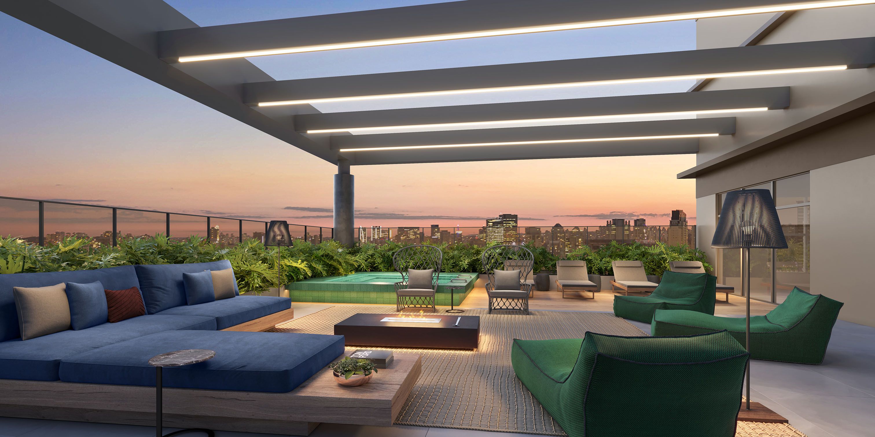 Helbor Open Mind — Solarium Externo