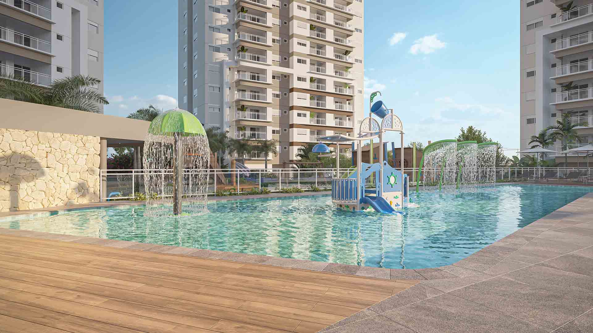 Helbor Alegria Patteo Mogilar — Piscina Infantil