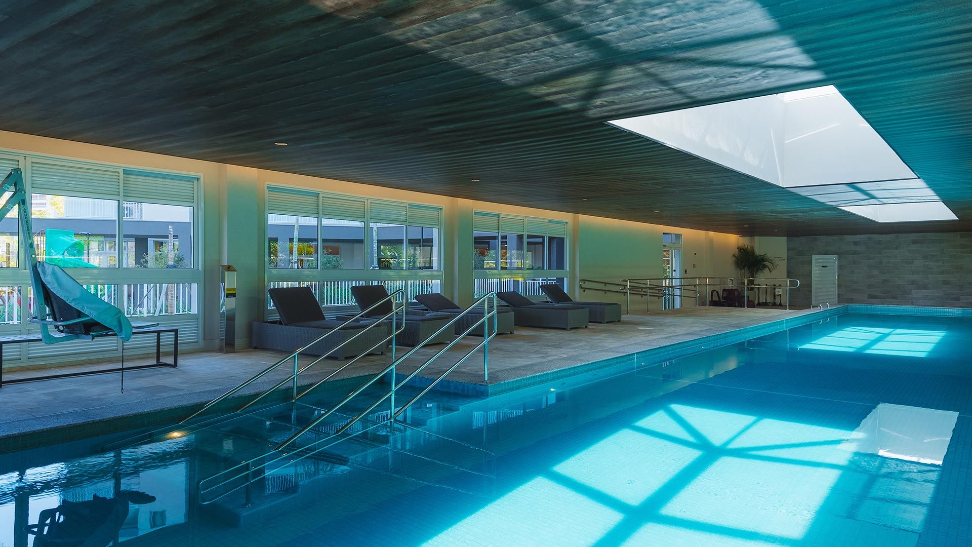 Reserva Caminhos da Lapa — Piscina coberta