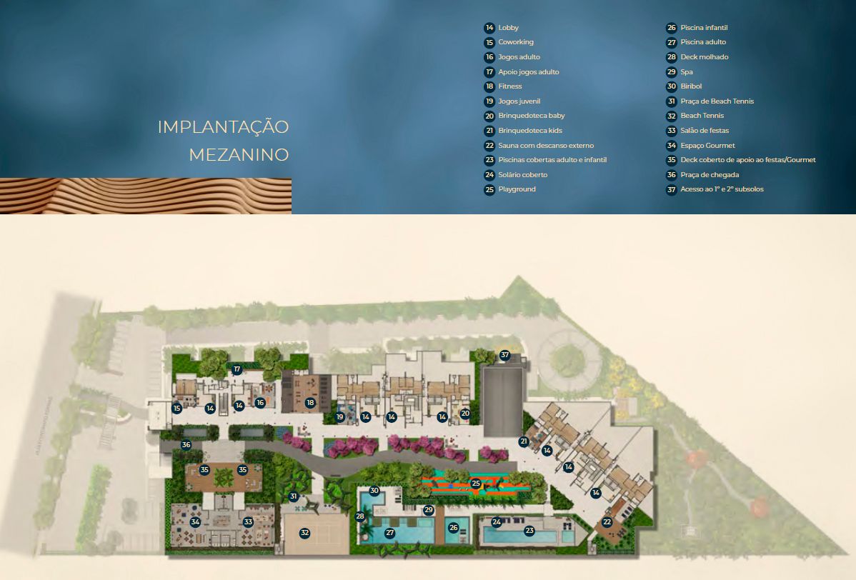 Reserva Caminhos da Lapa — Implantação
