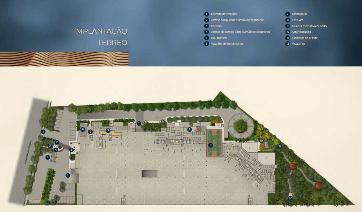 Reserva Caminhos da Lapa — Implantação