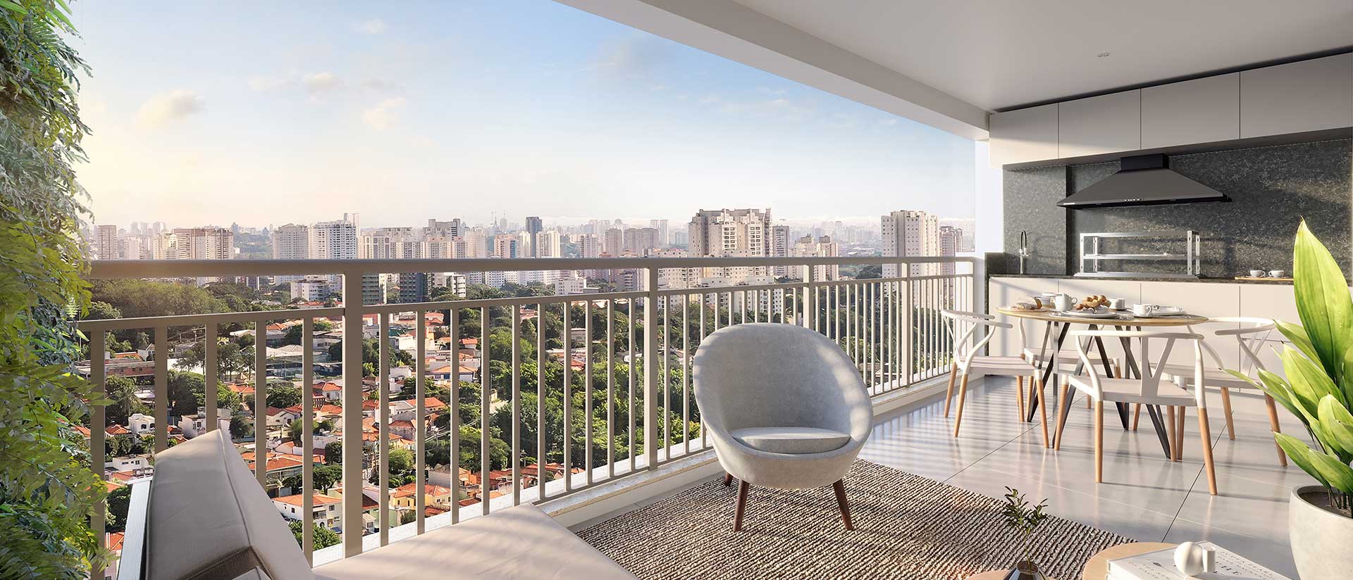 Planta 91m² | 3 Dorms (01 Suíte)