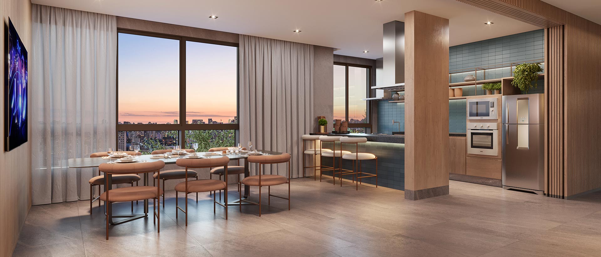 ROYA Perdizes Smart — Área de Gourmet