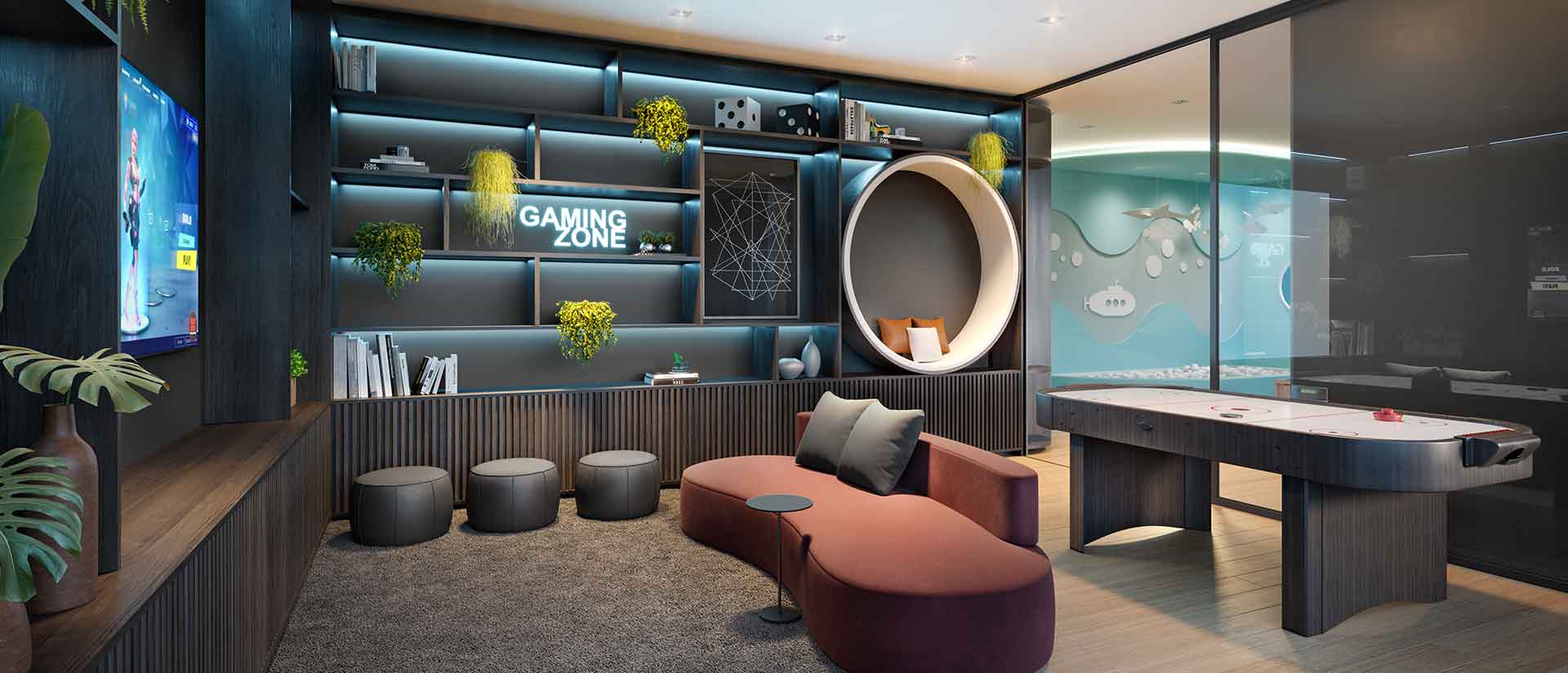 Metropolitan Vila Nova by Helbor — Salão de Jogos