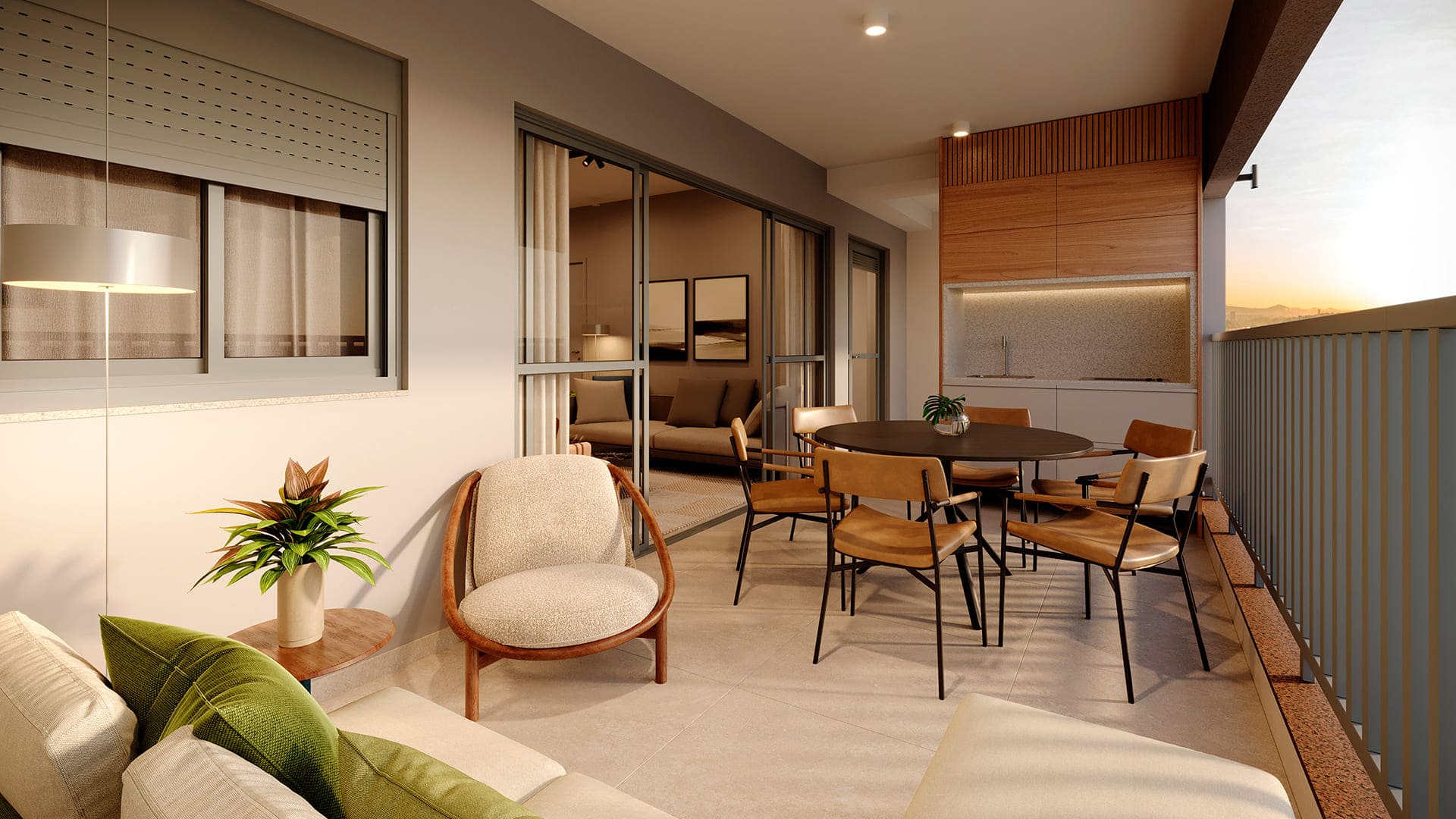 Helbor Clube Patteo São Bernardo — Terraço 3 Suítes