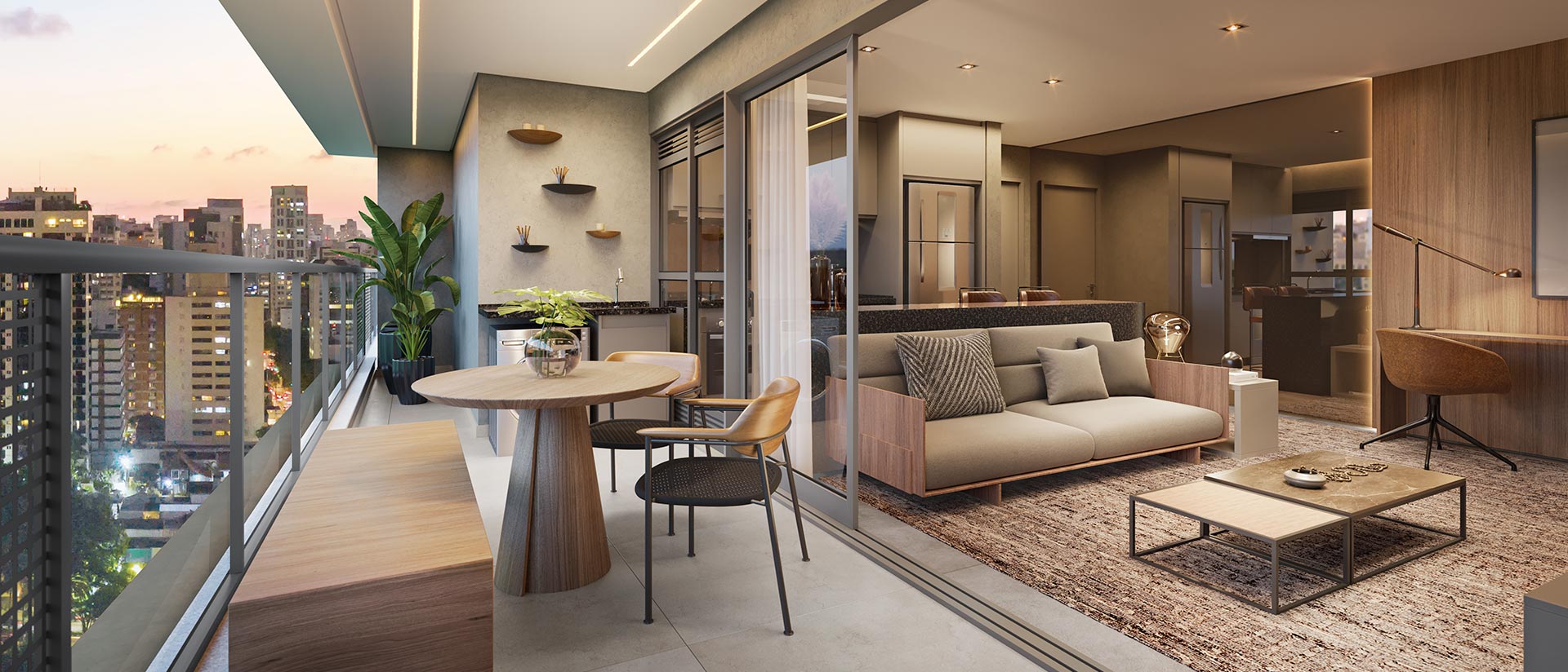 Metropolitan Vila Nova by Helbor — Terraço de 81m²