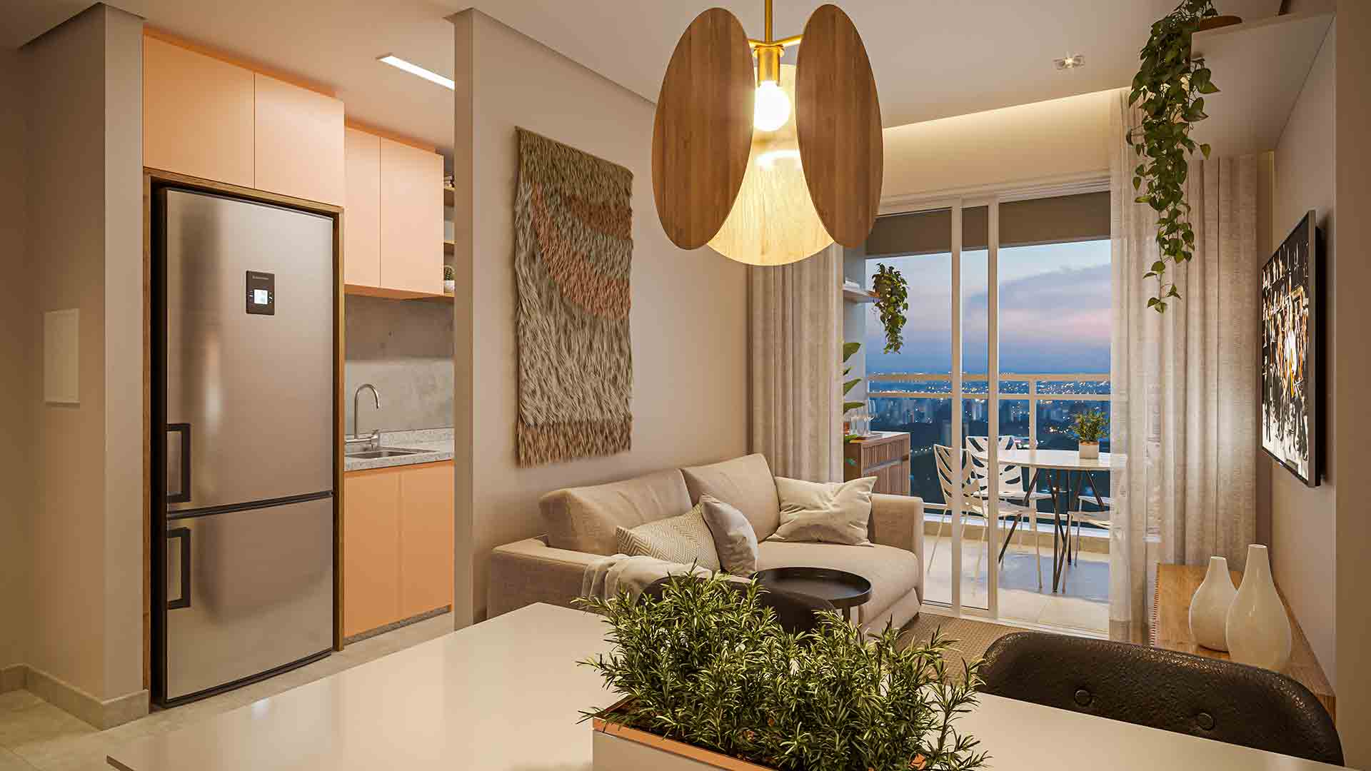 Helbor Alegria Patteo Mogilar — Torre A Living 62m²