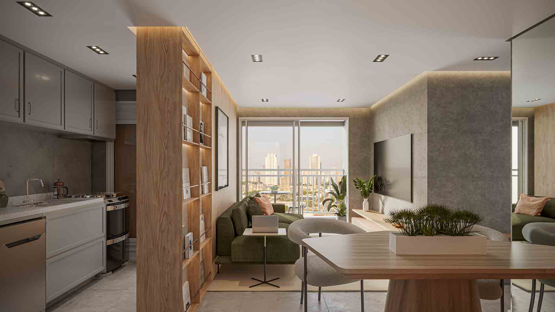 Helbor Alegria Patteo Mogilar — Torre B Living 66m²