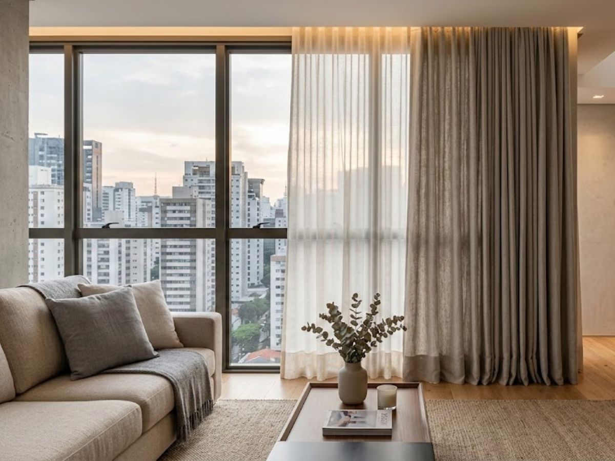 Guia de Cortinas: tecidos e modelos ideais para apartamento